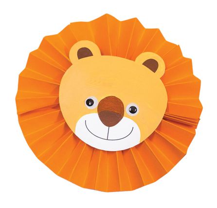 Animal Paper Fan, Craft kit for kids