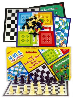 Board game for Kids - 4 in 1